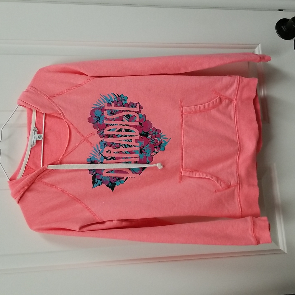 American Eagle Outfitters hoodie coral sz S - Picture 4 of 8